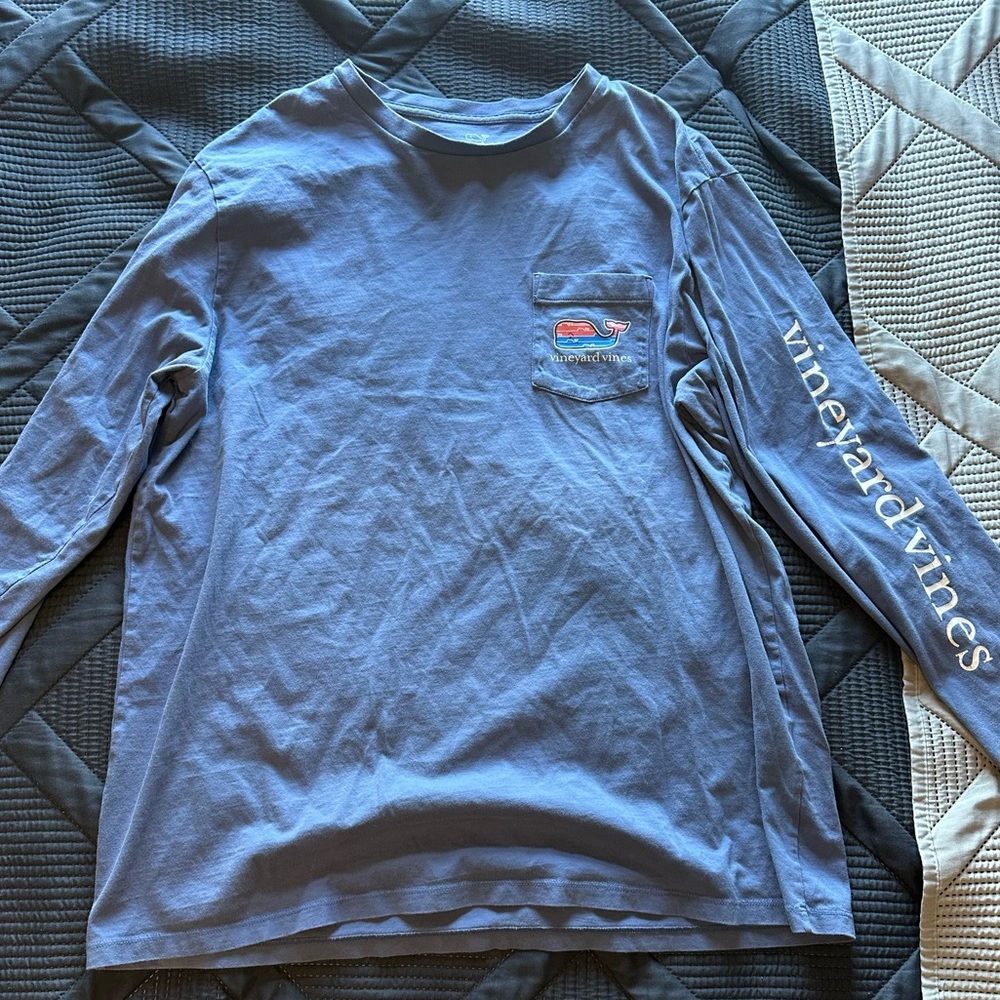 Blue Vineyard Vines Long Sleeve